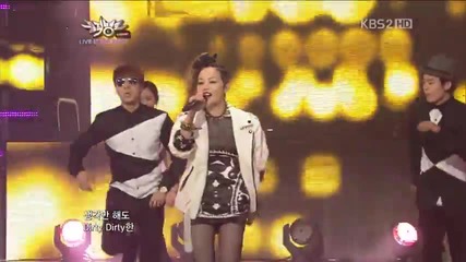 Miryo - Dirty @ Music Bank (17.02.2012)