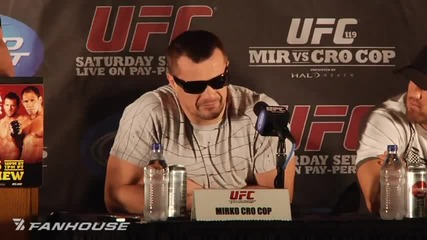 Mirko Cro Cop - Прес конференция преди Ufc 119 