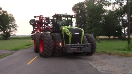 Големи селскостопански машини - Claas Xerion 5000 !