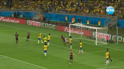 Германия разби Бразилия с 7-1 в мач на полуфиналите (08.07.2014)