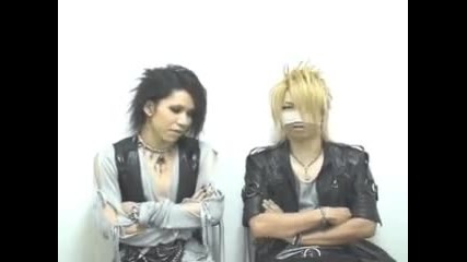 The Gazette - Aoi and Reita ( Monoglobe comment ) 