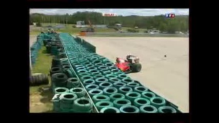 Много инцидент с Фелипе Маса на пистата хунгароринг 