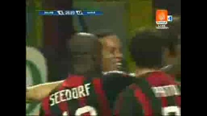 A.C Milan Vs. Inter Milan: Ronaldinho Goal