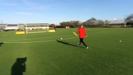 Рууни Гигс Невил и Флетчър играят на Crossbar Challenge