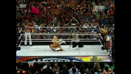 Beth Phoenix & Eve vs Kelly Kelly & Maria Menounos // Wrestlemania 28
