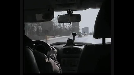 Driving alfa romeo 147 Ts