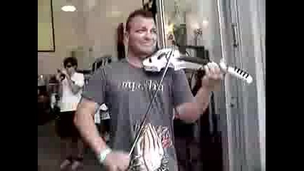 Miami Wmc 2007 - Dj David Vendetta Play With Violinist