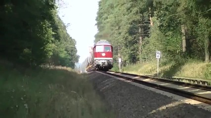 Легендарните руски дизелови локомотиви 07 серия препускат по Ж. П. линиите в Германия и Европа !