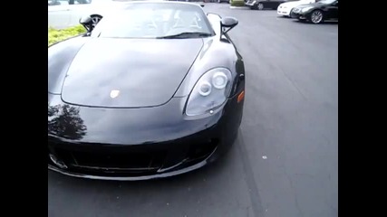 черно Porsche Carrera Gt 