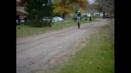 a better standing on seat wheelie 