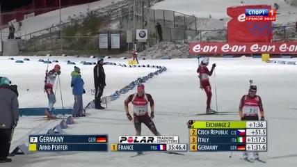E.on Ibu World Cup Biathlon - Ostersund Mixed Relay 2013.11.24