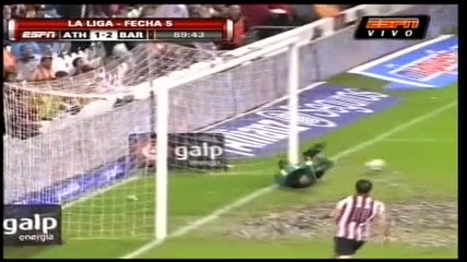 25.09.2010 Атлетик Билбао 1 - 2 Барселона гол на Габилондо 