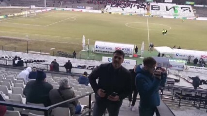 Филип Филипов е на трибуните за Славия - ЦСКА