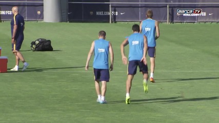 Барселона първата тренировка сезон 2015/2016