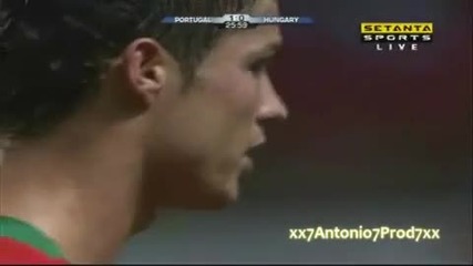 Кристиано Роналдо срещу Унгария 10/10/09