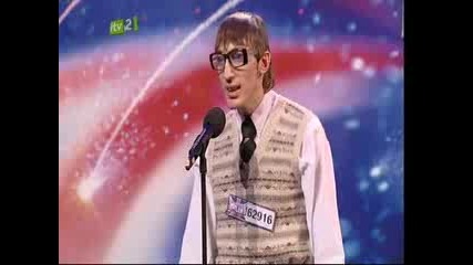 Eugene the librarian britains got more talent 2009 ep 6