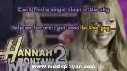Hannah Montana - One A Million (karaoke)