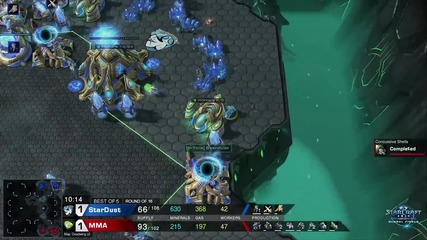Stardust vs. Mma - (pvt) - Game 3 - Ro16 - Wcs Global Finals 2014 - Starcraft 2 (hd)