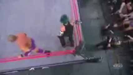 Running European Uppercut in the corner - Desmond Wolf