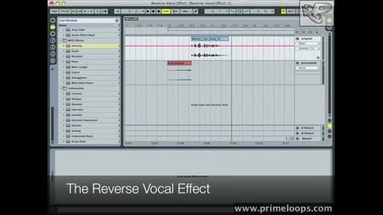 Ableton Live Tutorial - The Reverse Vocal Effect