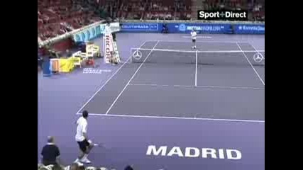 Atp Ms Madrid 2008 : Федерер - Цонга | танца на Цонга