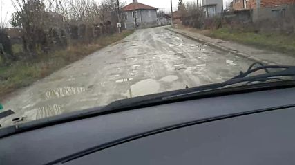 Главната улица на село Гранит