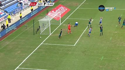 Уигън - Саутхемптън 0:0 /първо полувреме/