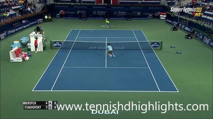 Tomas Berdych vs Sergiy Stakhovsky - Dubai 2015