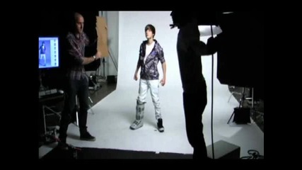 Снимането на най - фотосесия на Justin Bieber! 