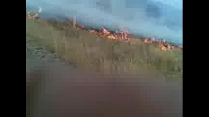 Пожар В драгоман (житото Изгоря)