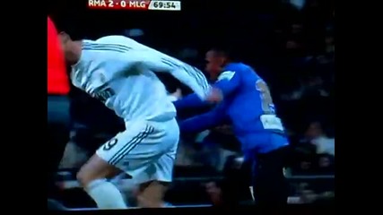 Cristiano Ronaldo Red Card Real Madrid - Malaga 2 - 0 Expulsado Tarjeta Roja 
