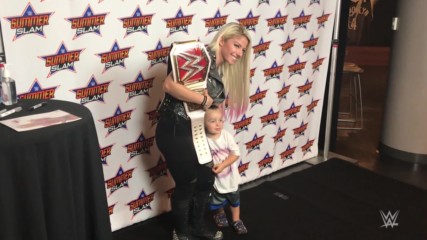 Alexa Bliss connects with her many fans at a VIP signing: SummerSlam Diary