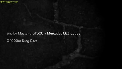 Ford Mustang Gt500 vs Mercedes C63 Amg Coupe