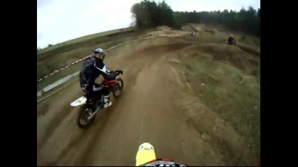 Big Crash at mx training !