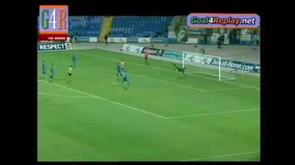 01.10.09 Говеда 0:2 Лацио Сарате Гол