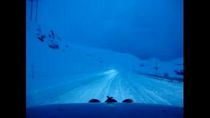 Зимен път в Норвегия-гледано от Волво V70