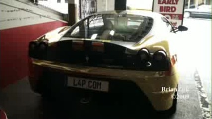 Gold Ferrari 430 Scuderia
