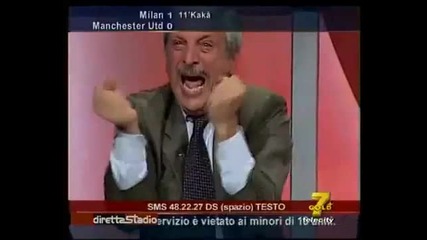 Tiziano Crudeli in Milan Manchester Utd. 3 - 0 - 1 