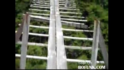 Scary Japanese Suspension Bridge