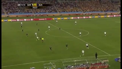 Germany 4 - 0 Australia (goal Cacau) 