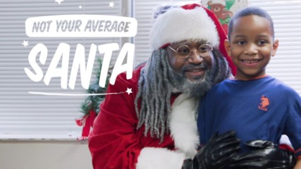 Meet the African-American Santa who’s a “Claus with a Cause”