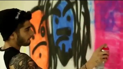 1d Day - Zayn Graffiti Art