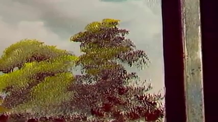 S04 Радостта на живописта с Bob Ross E08 - влажни зони ღобучение в рисуване, живописღ