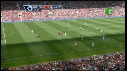 Man Utd - Man City - 1:1 - гол на Гарет Бари
