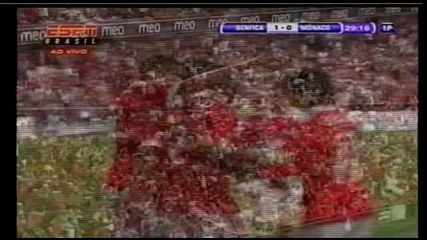 24.07.2010 Бенфика 3 - 2 Монако гол на Айъртън 
