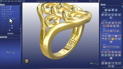 Sculpted Knot Ring (part 3)