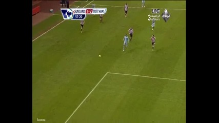 Sunderland 1 - 2 Tottenham ( Kranjcar ) 