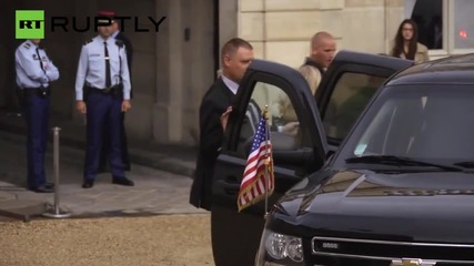 Thalys train 'heroes' receive Legion of Honour from Hollande
