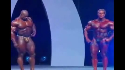 Mr Olympia Ronnie Coleman and Jay Cutler Finals