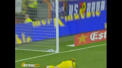 Amazing goal David Villa Real Madrid vs Barcelona 1-1